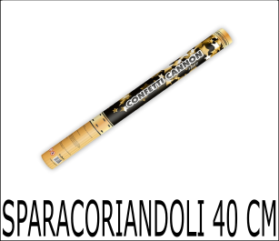 tubo sparacoriandoli 40 cm